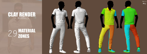MI Masculine Casual Outfit Bundle for Genesis 9, 8.1, and 8 Males thumbnail 1