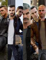 MI Leather Casual Outfit Bundle for Genesis 8 and 9 Male - DAZ Studio promotional banner